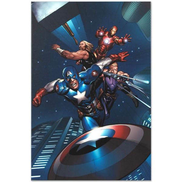 Marvel Comics "Ultimate New Ultimates #5" Limited Edition Giclee On Canvas