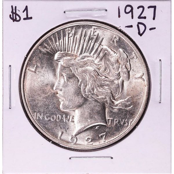 1927-D $1 Peace Silver Dollar Coin