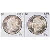 Image 2 : Lot of 1883-O & 1884-O $1 Morgan Silver Dollar Coins Proof Like