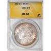 Image 1 : 1904-O $1 Morgan Silver Dollar Coin ANACS MS63