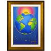 Image 1 : Peter Max "The State of the World" Original Mixed Media On Paper