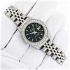 Image 3 : Rolex Ladies Stainless Steel Black Index Diamond Datejust Wristwatch