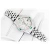 Image 6 : Rolex Ladies Stainless Steel Silver Index Emerald and Diamond Datejust Wristwatch