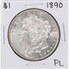Image 1 : 1890 $1 Morgan Silver Dollar Coin Proof Like