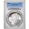 Image 1 : 1885 $1 Morgan Silver Dollar Coin PCGS MS64 Great Toning
