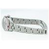 Image 5 : Rolex Ladies Stainless Steel Salmon Arabic Ruby and Diamond Datejust Wristwatch