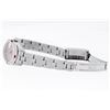 Image 7 : Rolex Ladies Stainless Steel Salmon Arabic Ruby and Diamond Datejust Wristwatch
