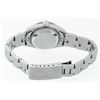 Image 9 : Rolex Ladies Stainless Steel Salmon Arabic Ruby and Diamond Datejust Wristwatch
