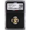Image 1 : 2018-W $10 Proof High Relief Liberty Gold Coin NGCX Proof 10 Ultra Cameo VaultBox S02