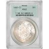 Image 1 : Rare - 1889-CC $1 Morgan Silver Dollar Coin PCGS MS62 Old Green Holder