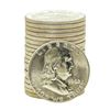 Image 1 : Roll of (20) Brilliant Uncirculated 1962-D Franklin Half Dollar Coins