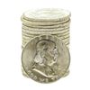 Image 1 : Roll of (20) 1962-D Brilliant Uncirculated Franklin Half Dollar Coins