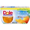 Image 1 : 2 NEW 4PKS OF  DOLE MANDARIN ORANGES - 107ML PER