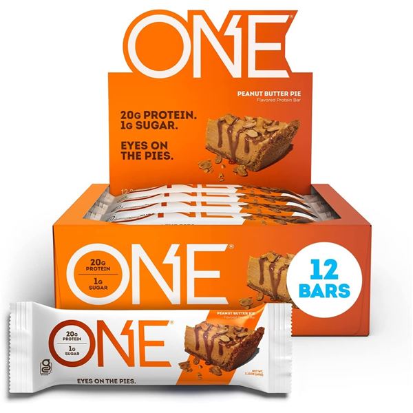 NEW CASE OF ONE PEANUT BUTTER PIE PROTEIN BARS