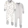 Image 1 : 2 NEW BURT'S BEES KIDS SUPER SOFT 18 M SLEEPERS