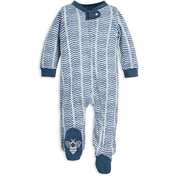 NEW BURTS BEES BABY PAJAMA JUMPER, NEWBORN