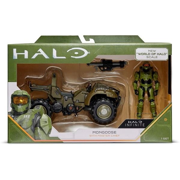 NEW HALO MONGOOSE W/MASTER CHEIF