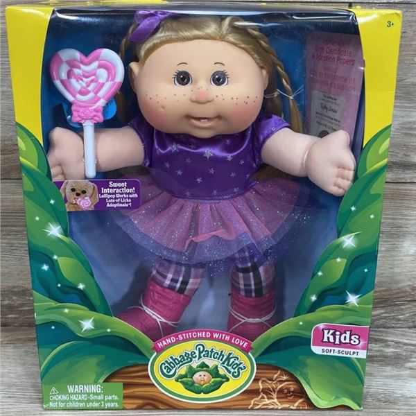 NEW CABBAGE PATCH KIDS SOFT-SCULPT TOY