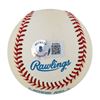 Image 2 : BLUE JAYS ROBERTO ALOMAR AUTHENTIC SIGNED GENE BUDIG OAL BASEBALL (BECKETT)