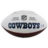 Image 2 : COWBOYS DEION SANDERS SIGNED WILSON WHITE PANEL LOGO FOOTBALL (BECKETT)