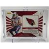 Image 2 : 2014 PANINI CLEAR VISION CLEAR CLOTH #14 LARRY FITZGERALD GA USED MATERIAL WITH AUTO NUMBERED 78/99