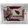 Image 2 : 2014 PANINI CLEAR VISION CLEAR CLOTH #14 LARRY FITZGERALD GA USED MATERIAL WITH AUTO NUMBERED 78/99