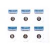 Image 1 : Group of 6 USA Five cents PCGS Graded PR69CAM