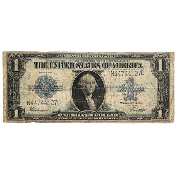 USA 1923 Series Silver Certificate $1 Blue Seal