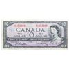 Image 1 : Bank of Canada 1954 $10 - Modified Portrait