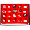 Image 4 : Gemstone Collection - 50 Mixed in Display Case