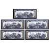 Image 2 : Grouping of 5 "PAWN STARS" Family USA Note Portraits - Museum Cases