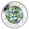 Image 1 : 2013 $10 Twelve-Spotted Skimmer Dragonfly - Pure Silver Coin