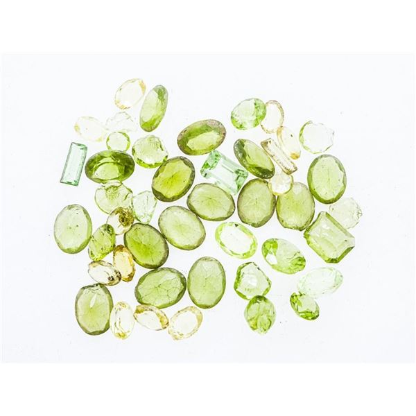 36 ct. Mixed Cuts Genuine Peridot