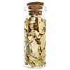 Image 2 : Assayers Glass Jar of 24kt Gold Leaf Flakes w/ Giclee Art Card Display.