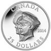 Image 1 : 2014 $25 The First Royal Visit, 75th Anniversary - Pure Silver Coin