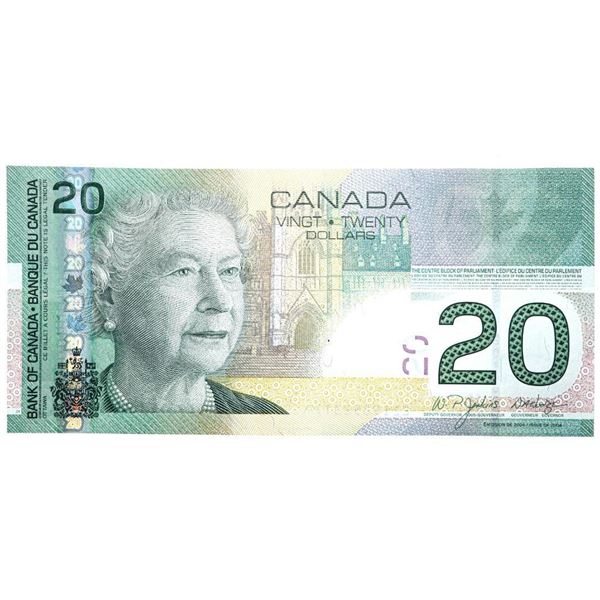 Bank of Canada 2004 $20 UNC Choice 63  EZI  Pre 9.72-9.99