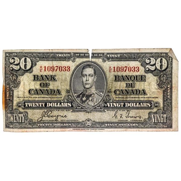 Bank of Canada 1937 $20