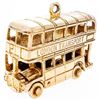 Image 1 : Vintage 9kt Gold Double Decker Bus Pendant Circa 1
