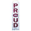 Image 1 : Montreal Canadiens Bar/Fan Wood Sign "PROUD" 20" H
