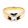 Image 1 : 14kt Gold Ring CZ