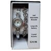 Image 1 : Lady's Quartz Watch & Bracelet Set - Marcasite & Crystal