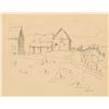 Image 1 : A.J. Casson -1898-1992 -Group of Seven Member -Shades of Grey - Graphite Art - "Old Barn 1976" Plate