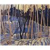 Image 1 : TOM THOMSON ( 1877-1917 ) , SNOW SHADOWS , LIMITED EDITION , 24X20"