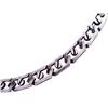 Image 2 : Estate Solid Sterling Silver Link chain -26+ Grams