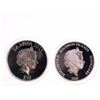 Image 2 : Lot 2 Sterling Silver Elizabeth II $10 Coins