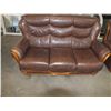 Image 4 : 4pc Leather Sofa Set
