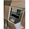 Image 1 : NEW IN-BOX STAINLESS PREP OR SERVING STATION COUNTERTOP MOUNTABLE. INC CUTTING BOARD ETC