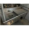 Image 2 : GROUP LOT OF COMMERCIAL STAINLESS EQUIPMENT. ASST DISHWASHING, TABLES, SINK UNITS, STORAGE ETC