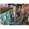 Image 2 : STUNNING CRYSTAL CHANDELIER. 24 CANDELABRAS. LED LIGHTS. APPROX 45" AROUND AND 3' TALL PLUS CORD