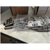 Image 1 : BAG OF STAINLESS CONCRETE ANCHORS. APPROX 29 PIECES 1/2"X4", & 29 2.5".